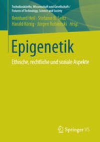 cover of the book Epigenetik: Ethische, rechtliche und soziale Aspekte