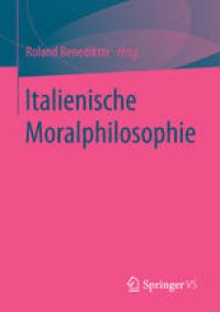 cover of the book Italienische Moralphilosophie