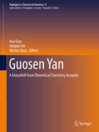 cover of the book Guosen Yan: A Festschrift from Theoretical Chemistry Accounts