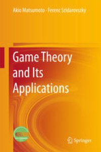 cover of the book Game Theory and Its Applications