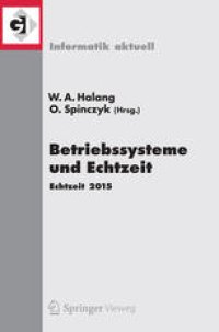 cover of the book Betriebssysteme und Echtzeit: Echtzeit 2015