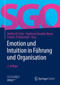 cover of the book Emotion und Intuition in Führung und Organisation