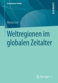 cover of the book Weltregionen im globalen Zeitalter