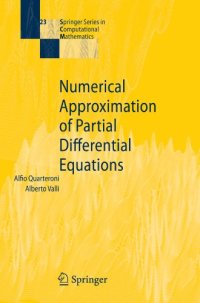 cover of the book Numerical approximation of partial differential equations