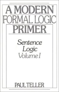 cover of the book A modern formal logic primer: sentence logic