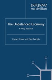 cover of the book The Unbalanced Economy: A Policy Appraisal