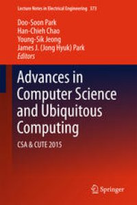 cover of the book Advances in Computer Science and Ubiquitous Computing: CSA & CUTE