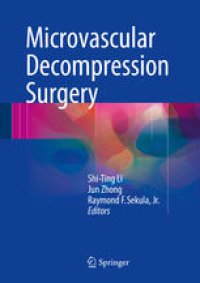 cover of the book Microvascular Decompression Surgery