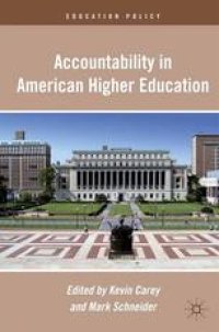 cover of the book Accountability in American Higher Education