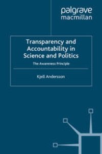 cover of the book Transparency and Accountability in Science and Politics: The Awareness Principle