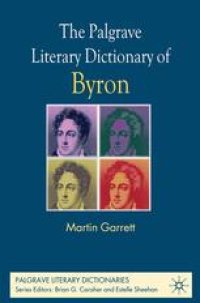 cover of the book The Palgrave Literary Dictionary of Byron