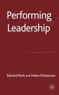 cover of the book Performing Leadership