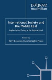 cover of the book International Society and the Middle East: English School Theory at the Regional Level