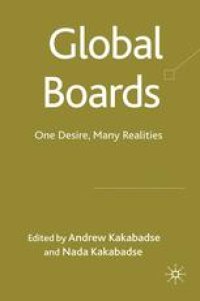 cover of the book Global Boards: One Desire, Many Realities