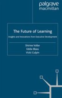 cover of the book The Future of Learning: Insights and Innovations from Executive Development