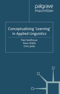 cover of the book Conceptualising ‘Learning’ in Applied Linguistics