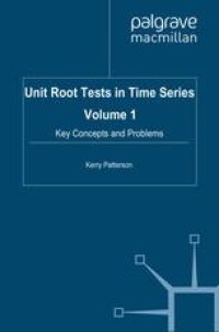 cover of the book Unit Root Tests in Time Series: Key Concepts and Problems