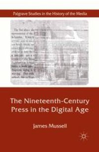 cover of the book The Nineteenth-Century Press in the Digital Age