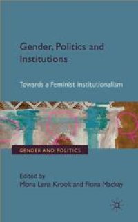 cover of the book Gender, Politics and Institutions: Towards a Feminist Institutionalism