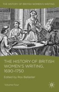 cover of the book The History of British Women’s Writing, 1690–1750