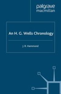 cover of the book An H. G. Wells Chronology