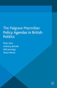 cover of the book Policy Agendas in British Politics