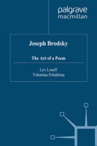 cover of the book Joseph Brodsky: The Art of a Poem