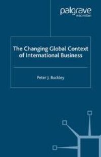 cover of the book The Changing Global Context of International Business