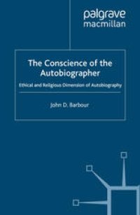 cover of the book The Conscience of the Autobiographer: Ethical and Religious Dimensions of Autobiography