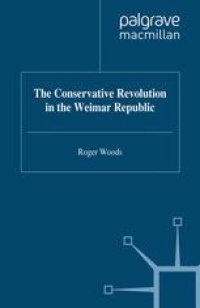 cover of the book The Conservative Revolution in the Weimar Republic