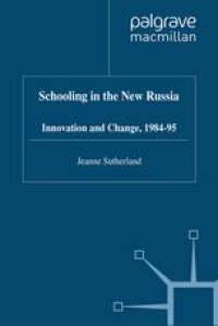 cover of the book Schooling in New Russia: Innovation and Change, 1984-95