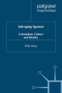 cover of the book Salvaging Spenser: Colonialism, Culture and Identity