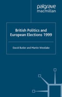 cover of the book British Politics and European Elections 1999