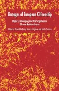 cover of the book Lineages of European Citizenship: Rights, Belonging and Participation in Eleven Nation-States