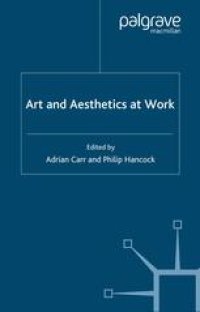 cover of the book Art and Aesthetics at Work