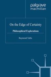 cover of the book On the Edge of Certainty: Philosophical Explorations