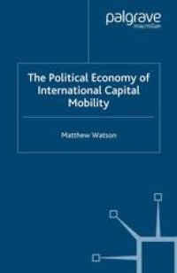 cover of the book The Political Economy of International Capital Mobility