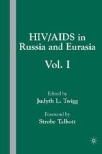 cover of the book HIV/AIDS in Russia and Eurasia: Volume 1