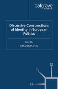 cover of the book Discursive Constructions of Identity in European Politics