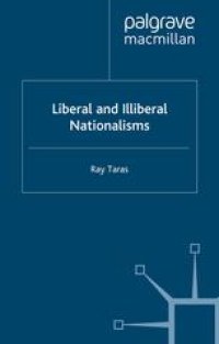 cover of the book Liberal and Illiberal Nationalisms