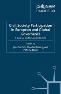 cover of the book Civil Society Participation in European and Global Governance: A Cure for the Democratic Deficit?