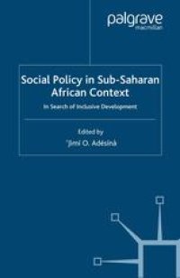 cover of the book Social Policy in Sub-Saharan African Context: In Search of Inclusive Development