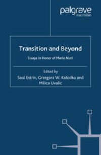 cover of the book Transition and Beyond: Essays in Honor of Mario Nuti