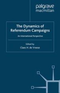 cover of the book The Dynamics of Referendum Campaigns: An International Perspective