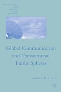 cover of the book Global Communication and Transnational Public Spheres