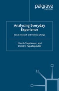 cover of the book Analysing Everyday Experience: Social Research and Political Change