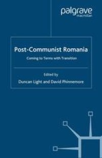 cover of the book Post-Communist Romania: Coming to Terms with Transition