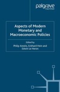 cover of the book Aspects of Modern Monetary and Macroeconomic Policies