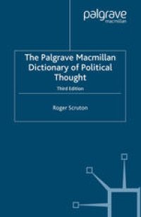 cover of the book The Palgrave Macmillan Dictionary of Political Thought