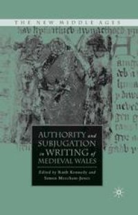 cover of the book Authority and Subjugation in Writing of Medieval Wales